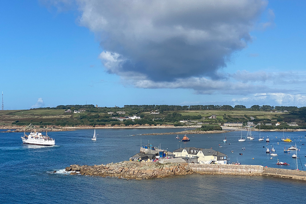 View from Gweal cottage